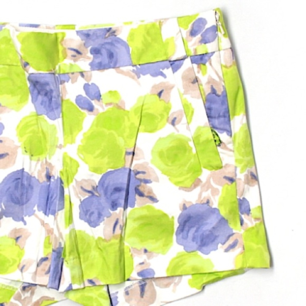J. Crew watercolor floral chino shorts